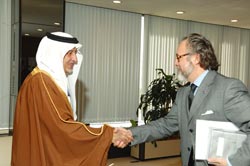 You are currently viewing HRH Prince Khalid Al-Faisal receives the Ambassador of the King of the Belgians